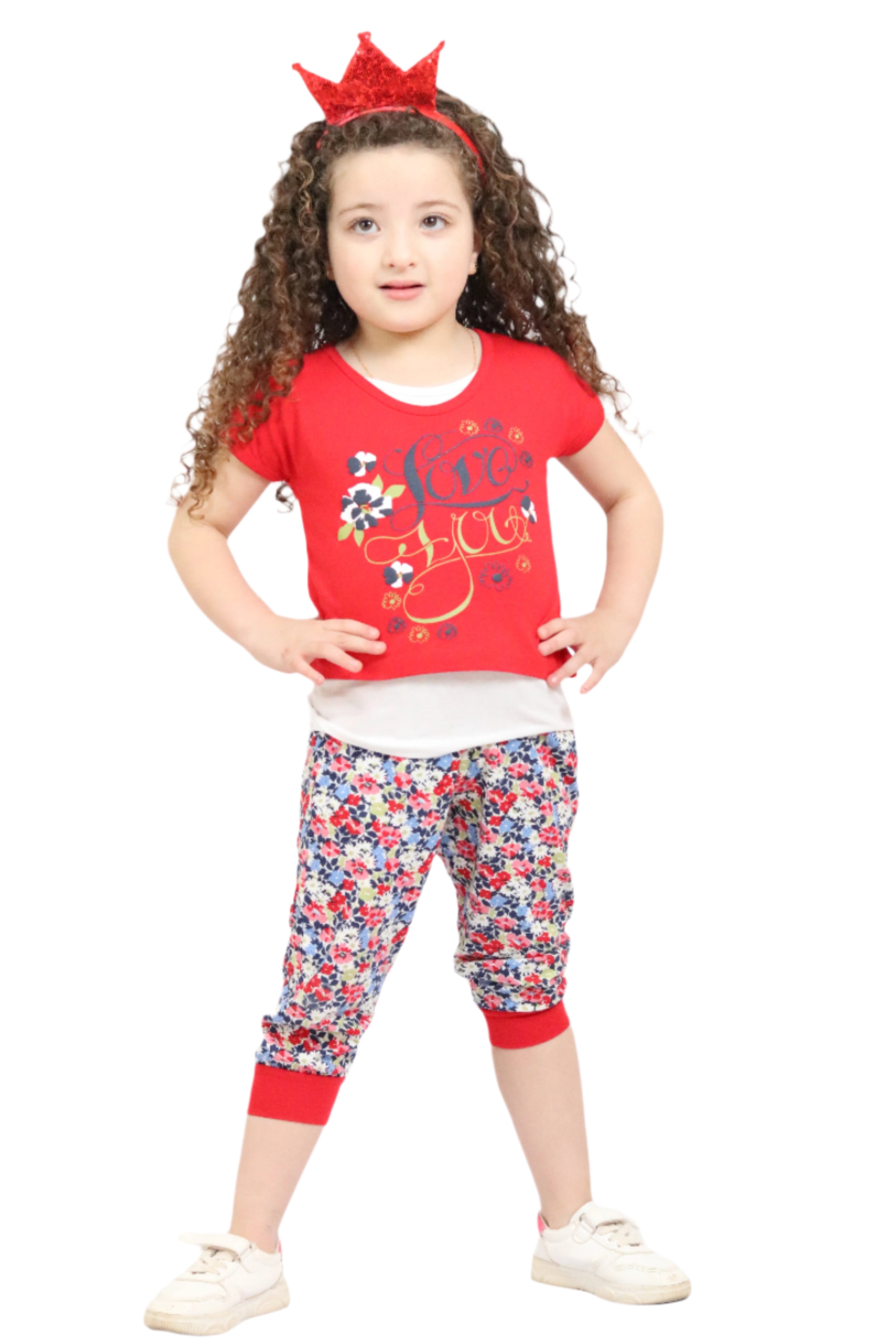 Love Flower Pajama Set - code 848