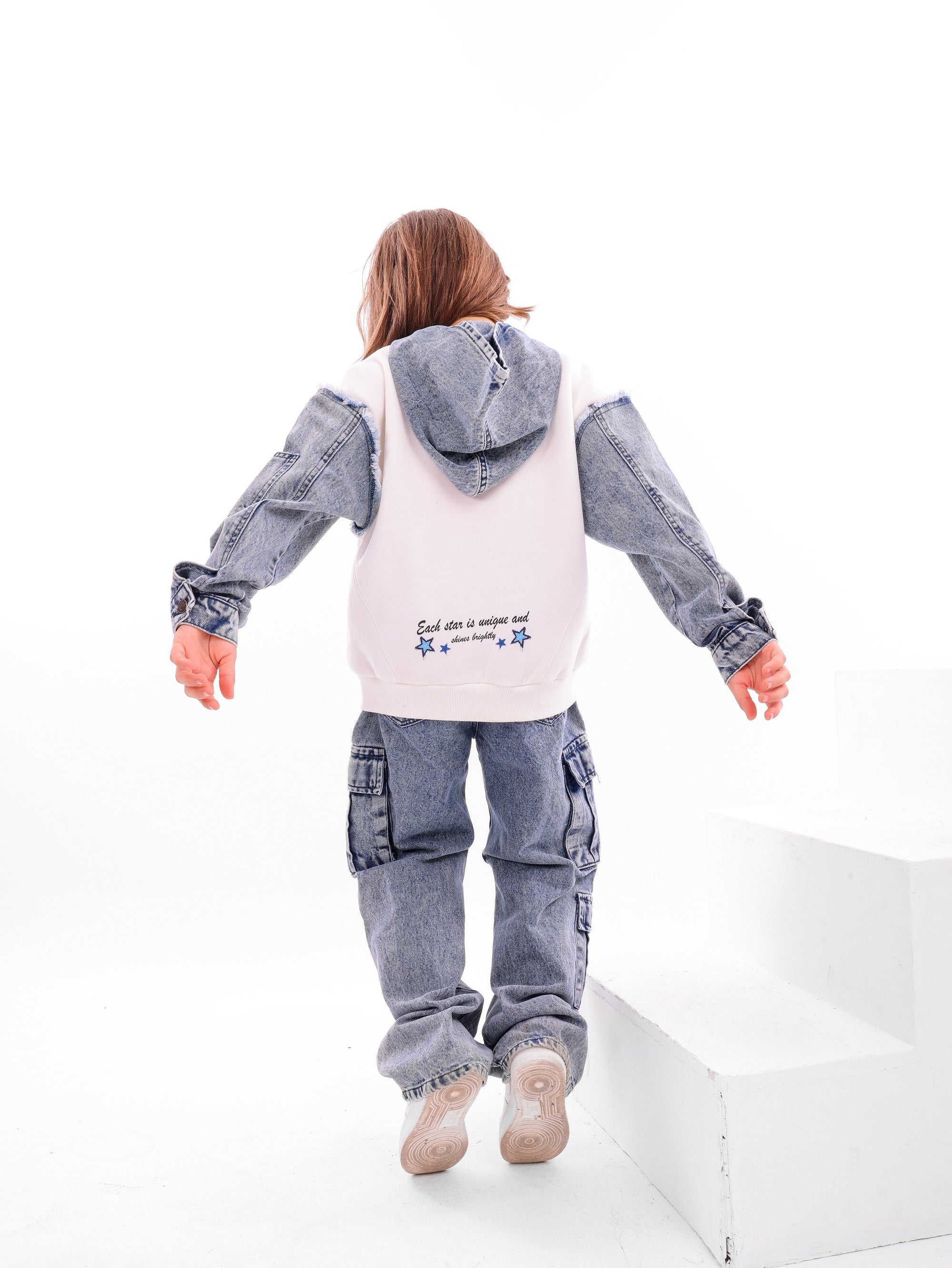 Girls’ STARs Denim Set - Code 5062