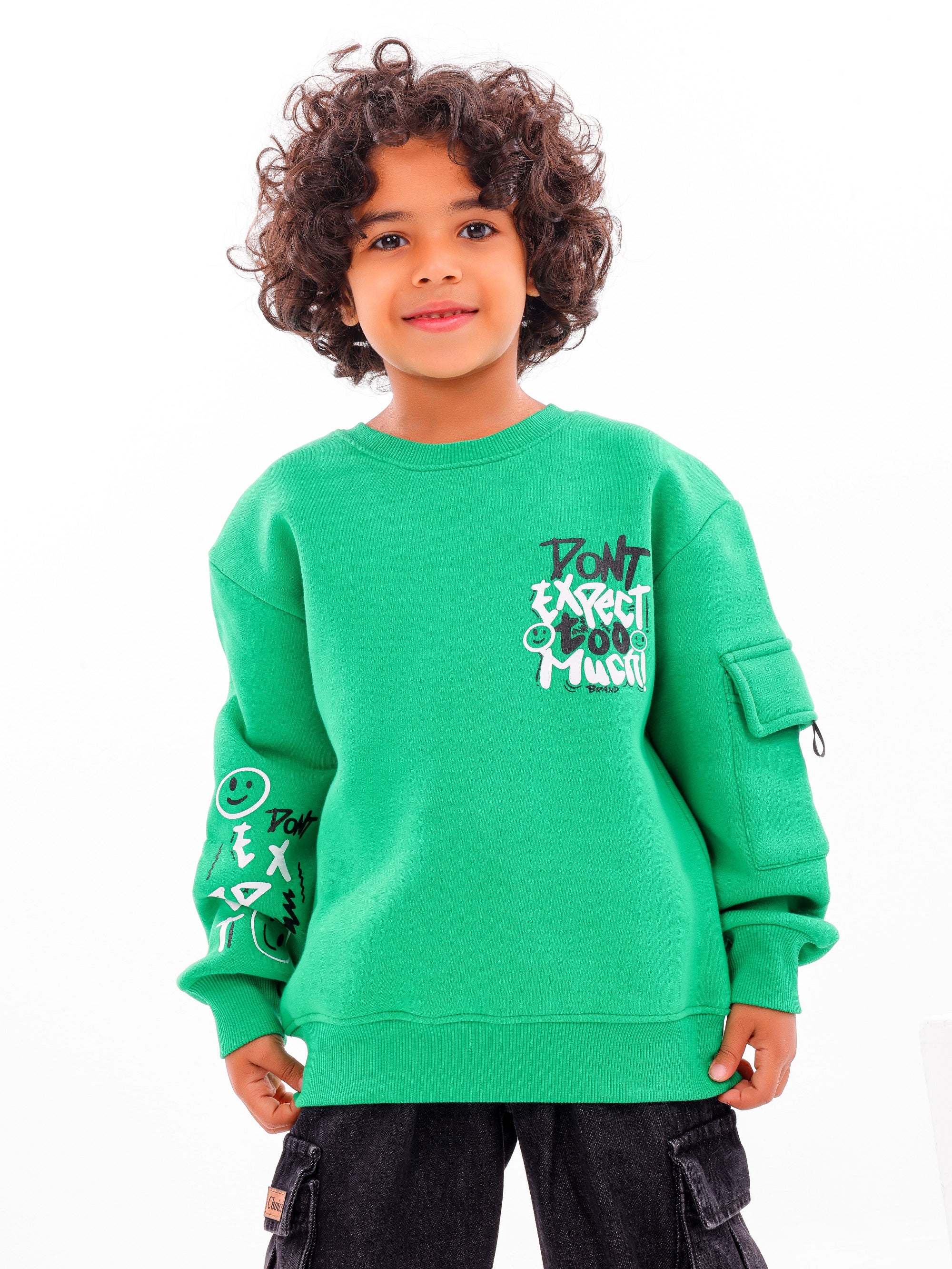 TO MUCH Baby Sweatshirt &amp; Pants Set - Code 4003