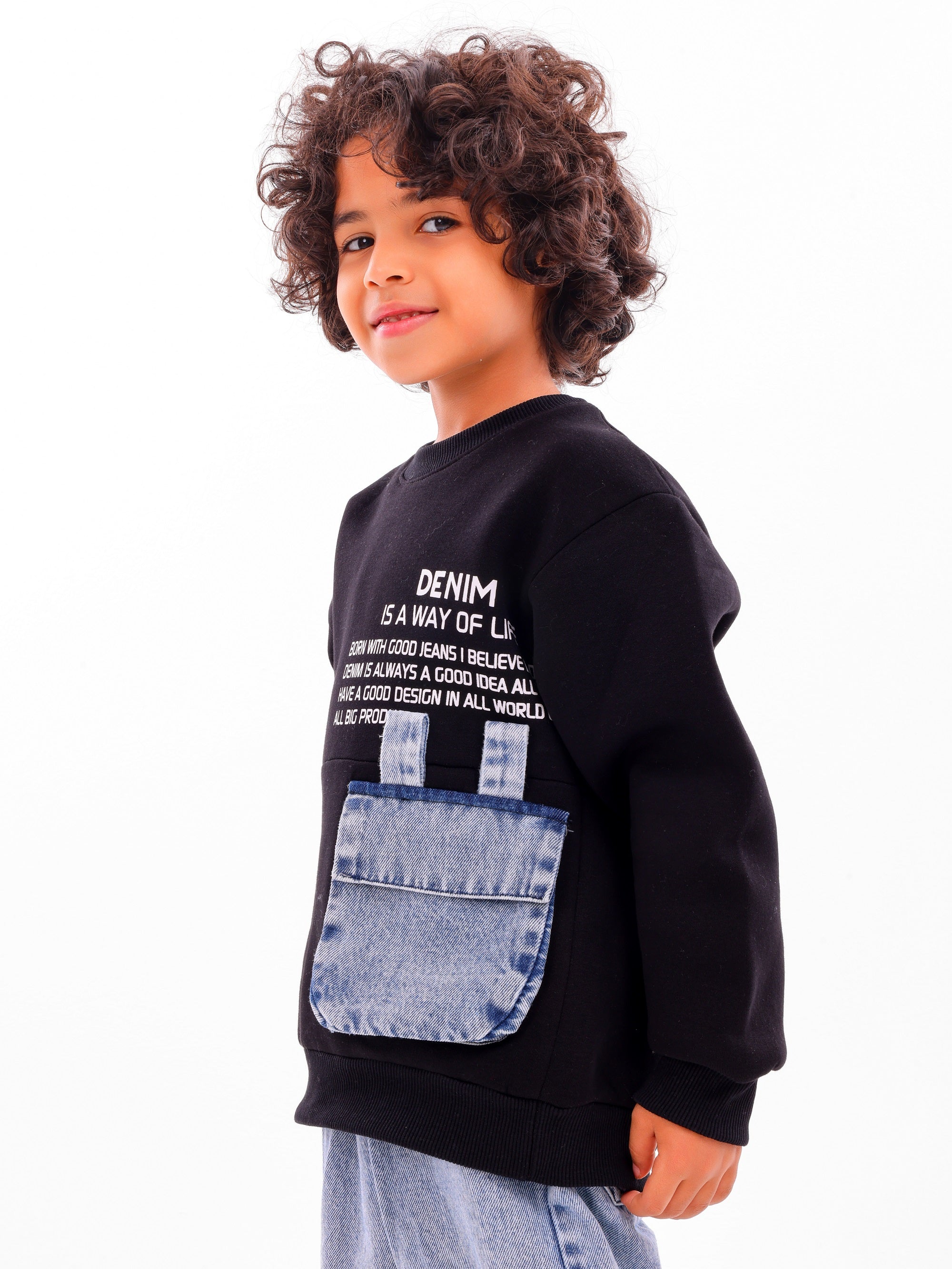 Boys’ “Denim Is a Way of Life” Set - Code 4006