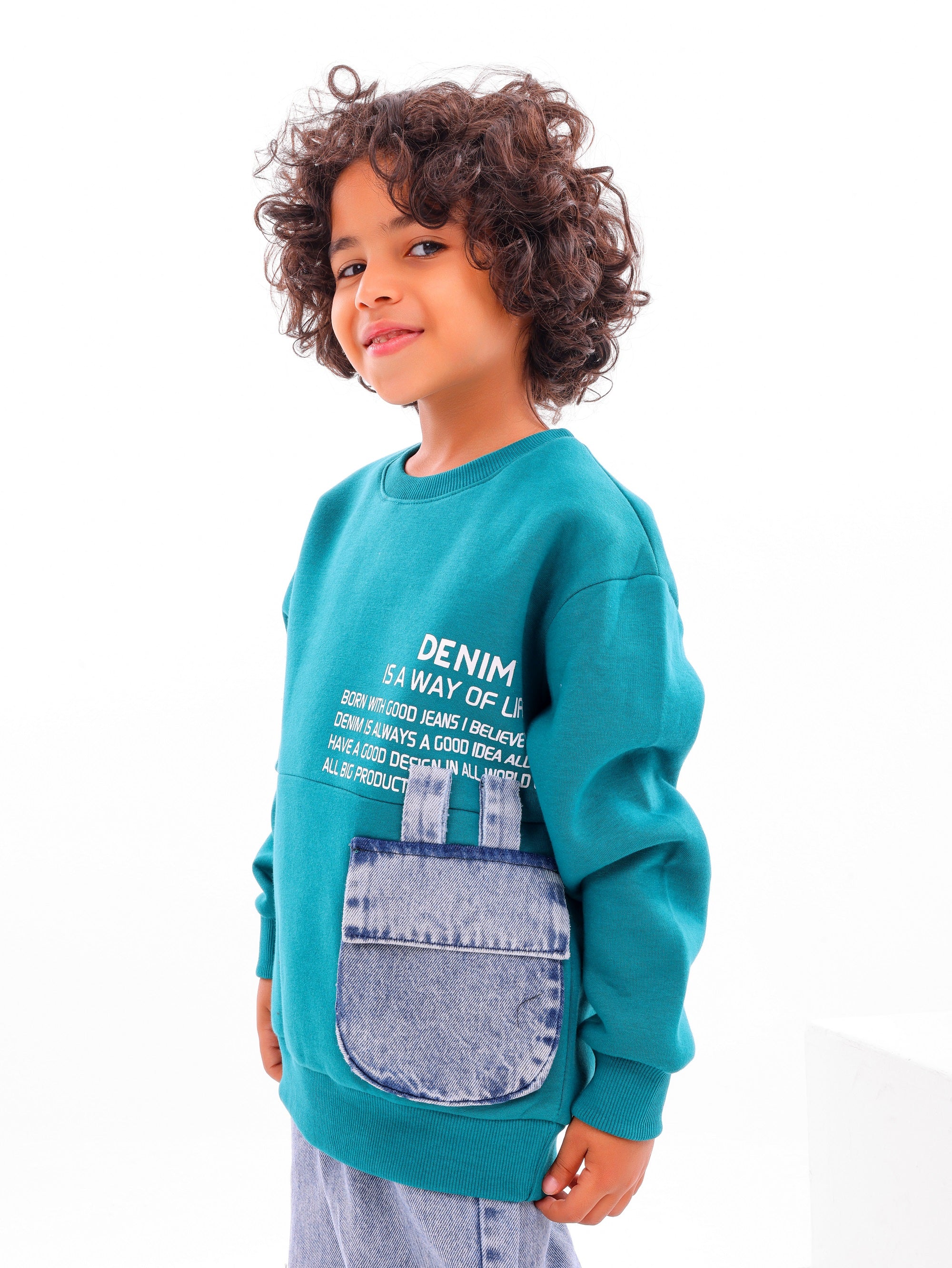 Boys’ “Denim Is a Way of Life” Set - Code 4006