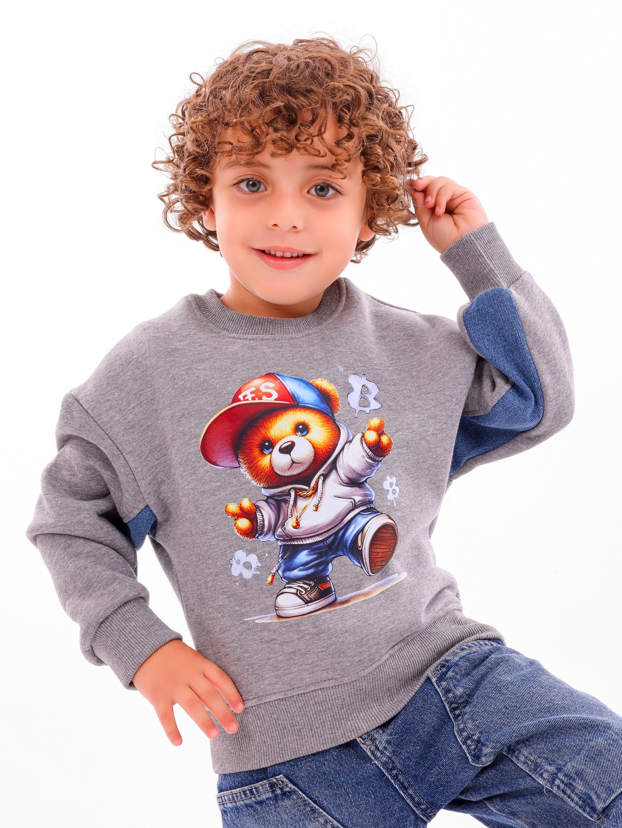 BEAR CAP Kids Sweatshirt - Code 4001
