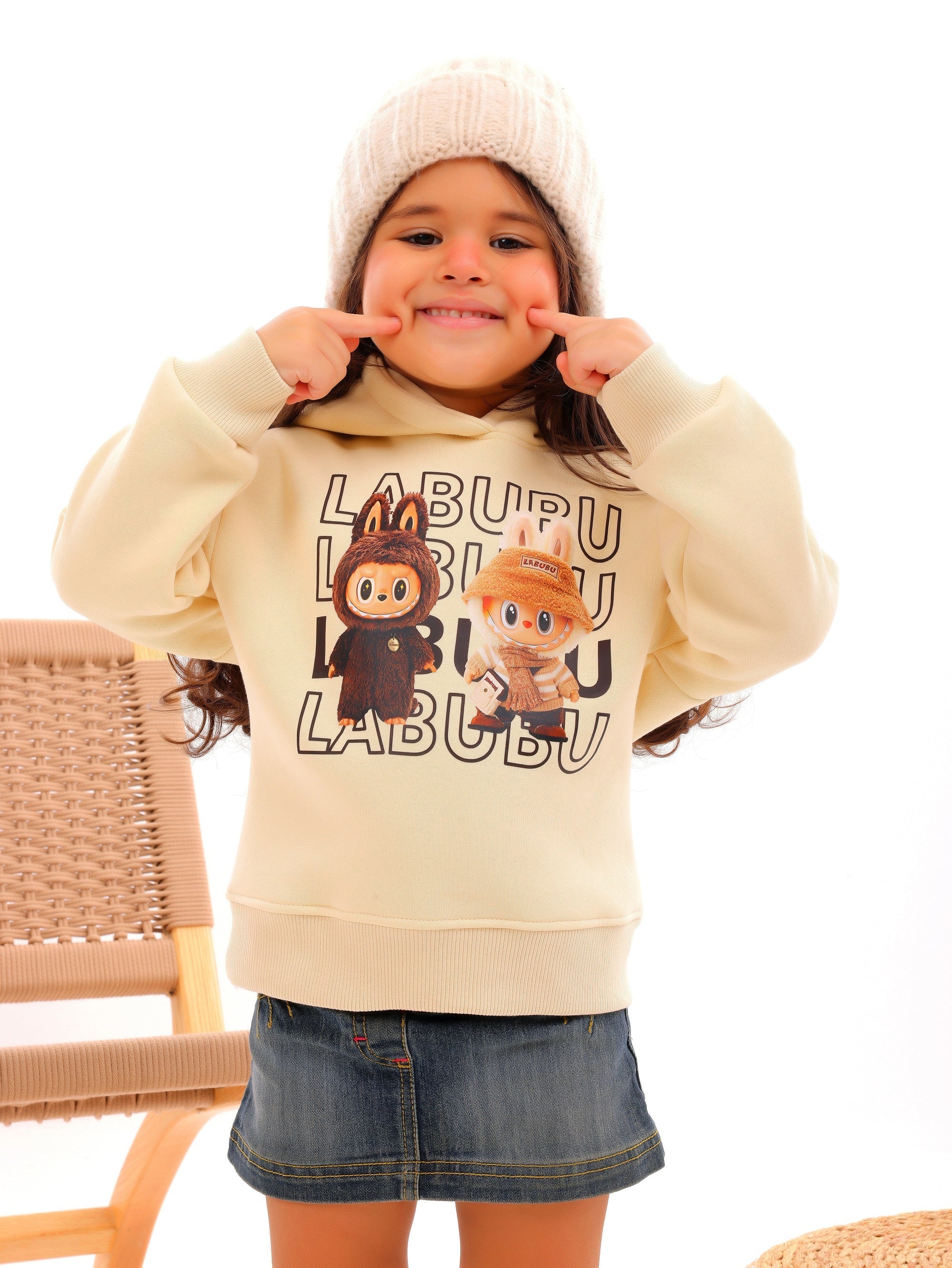 Girls’ “LABUBU” Hoodie - Code 5002