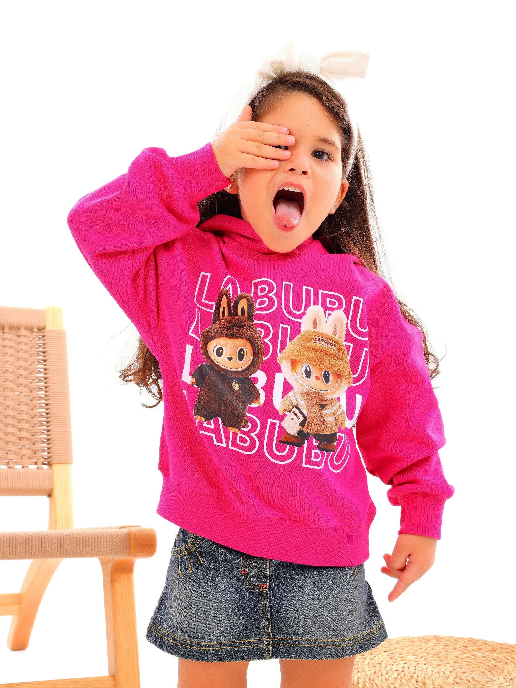 Girls’ “LABUBU” Hoodie - Code 5002