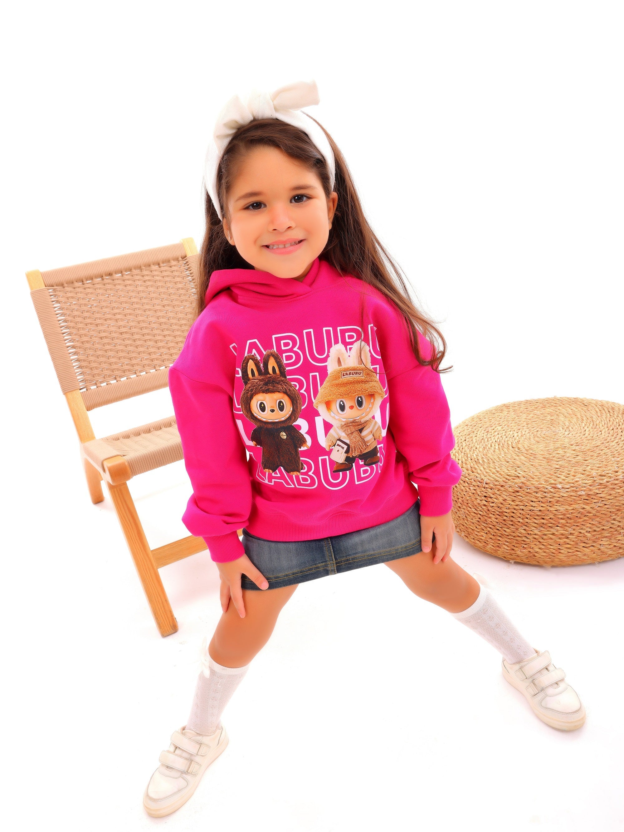 Girls’ “LABUBU” Hoodie - Code 5002