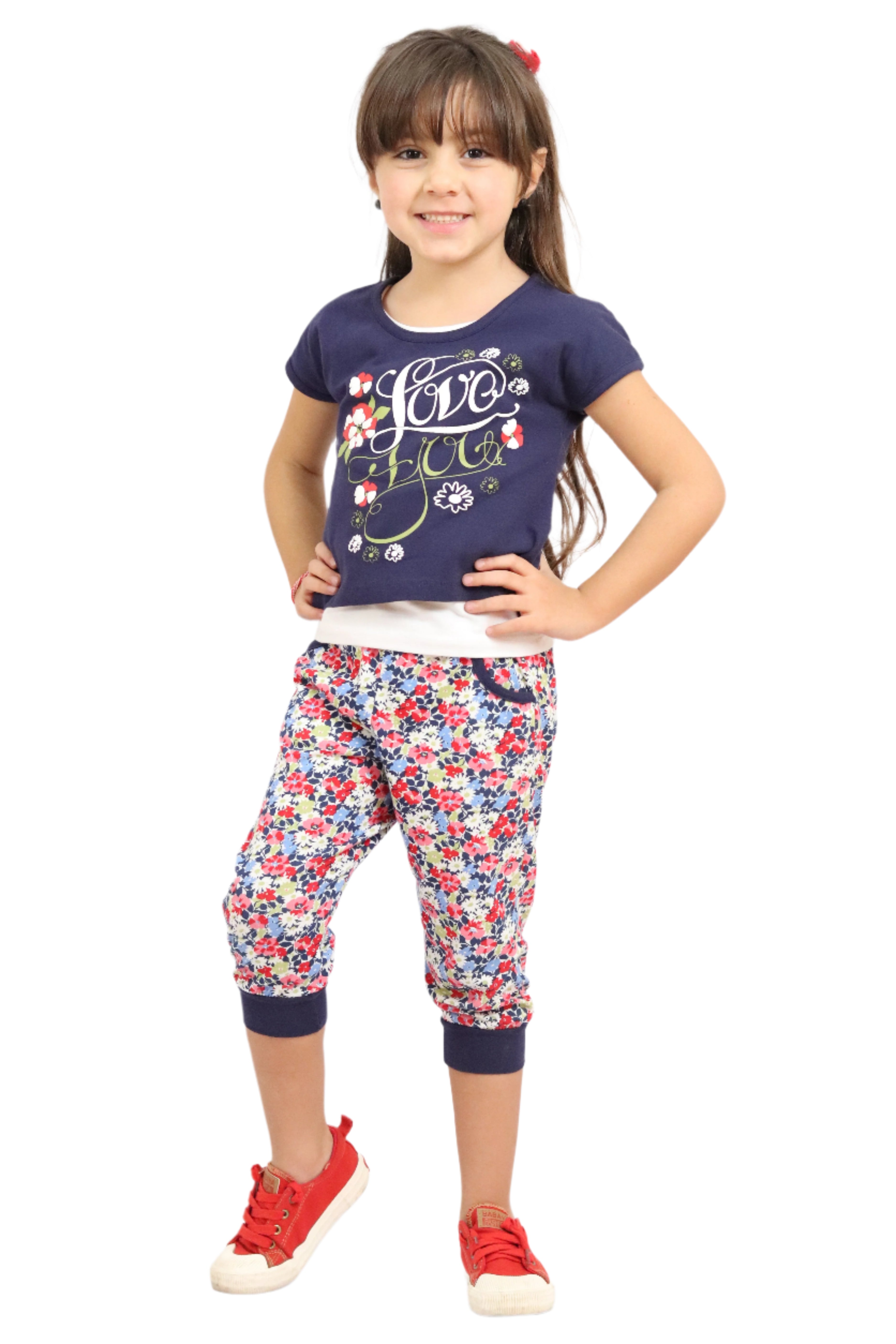 Love Flower Pajama Set  - code 848