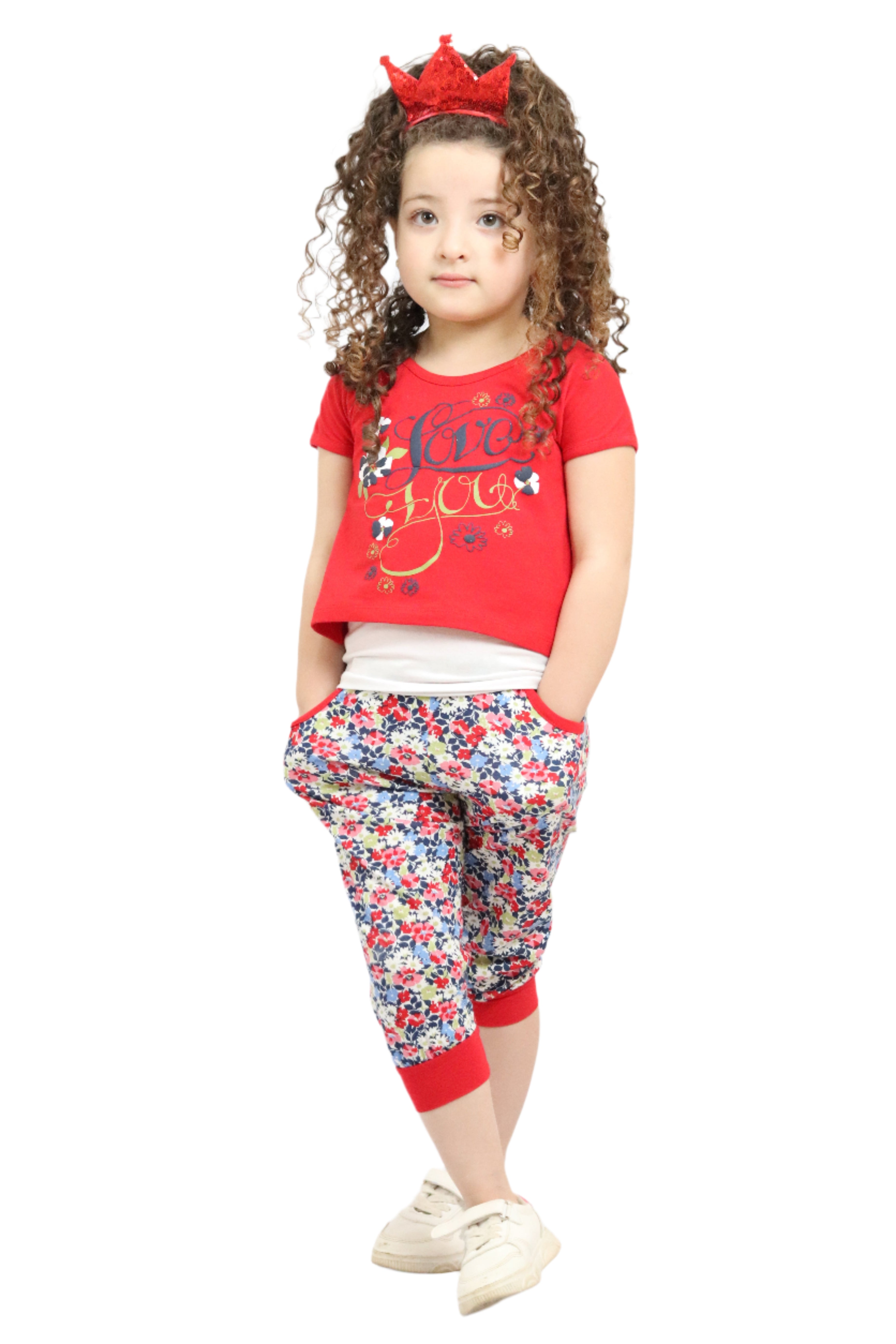 Love Flower Pajama Set  - code 848