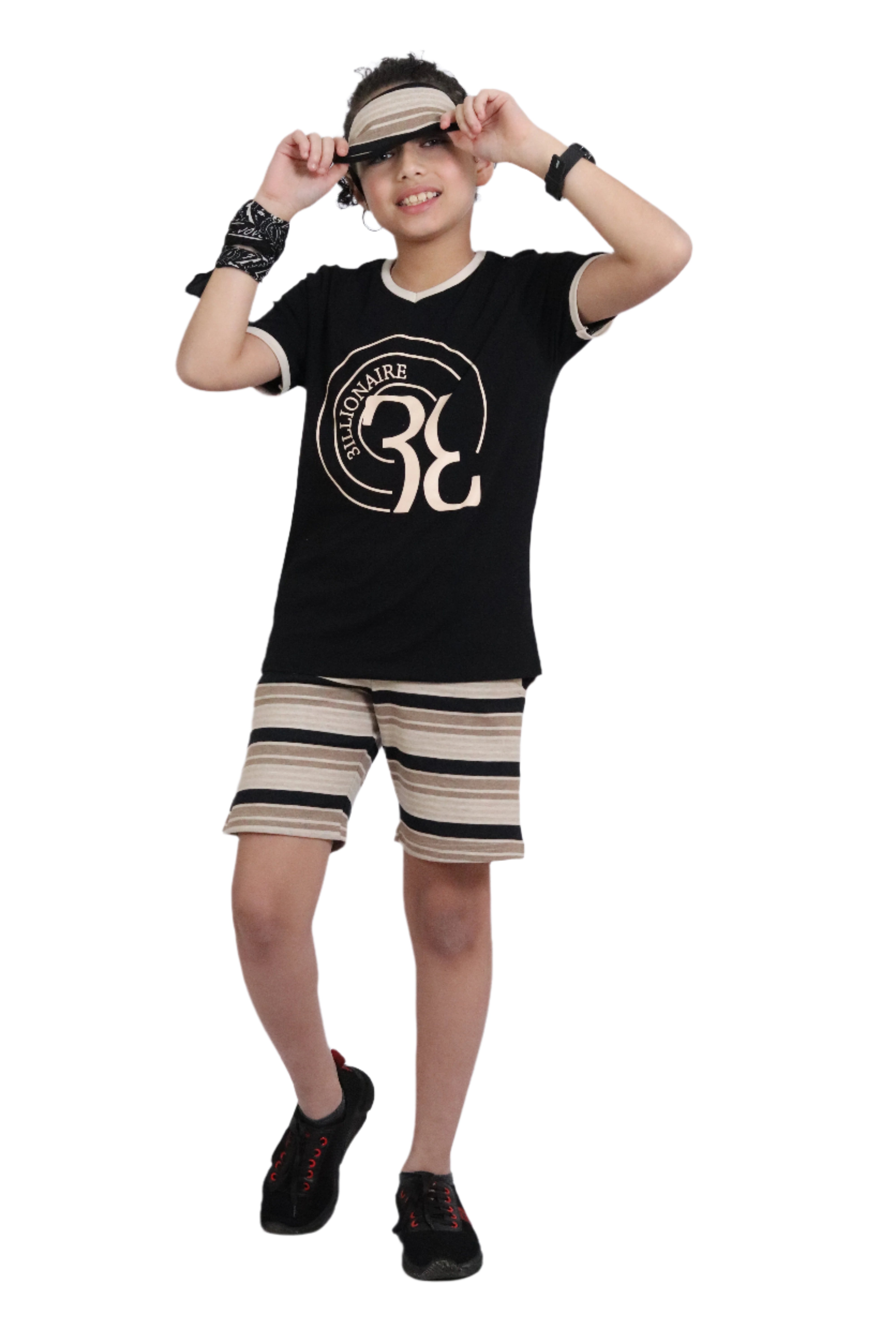 Boys Stripe 38 Set - code 683