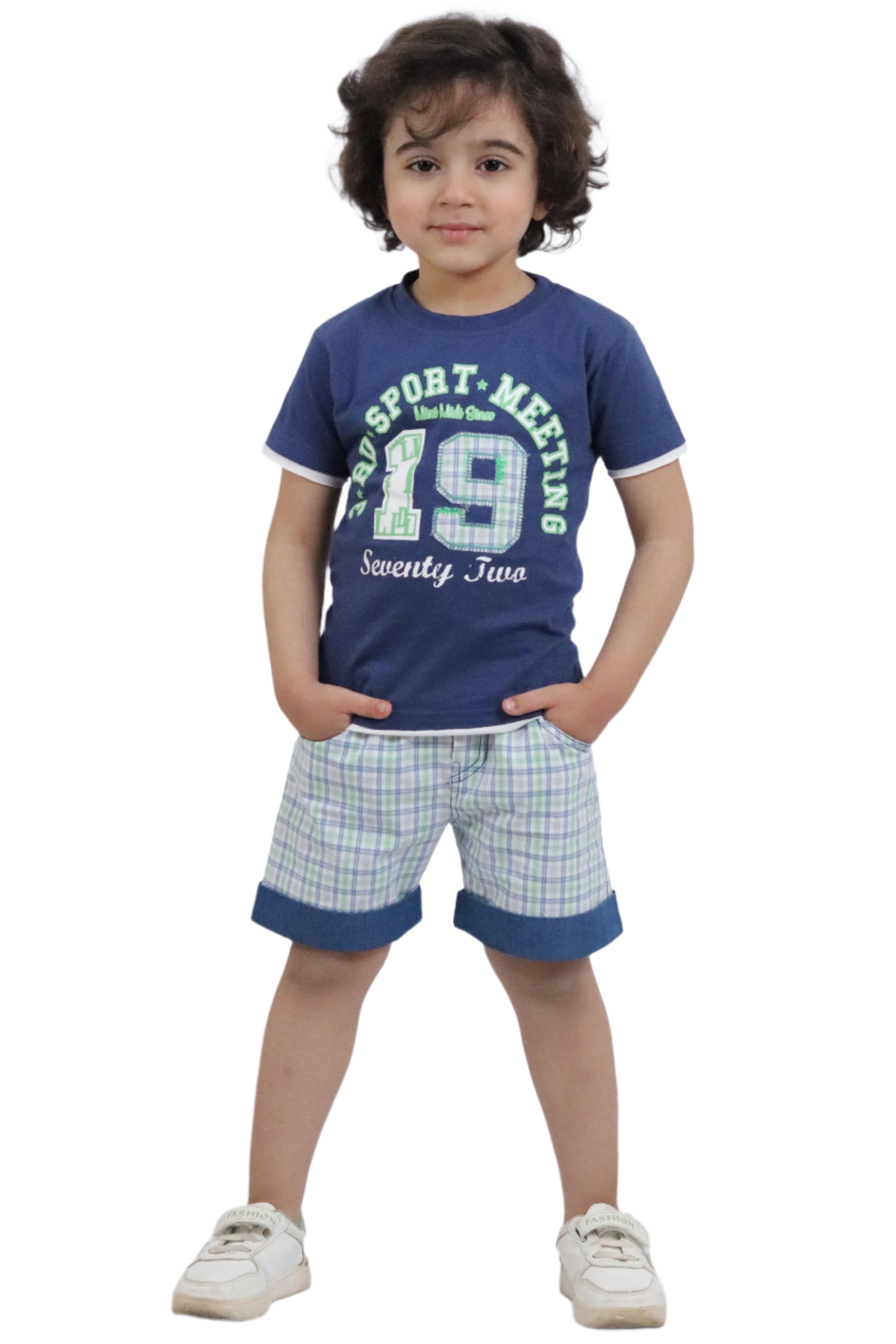 Checkered Casual Set - code 633