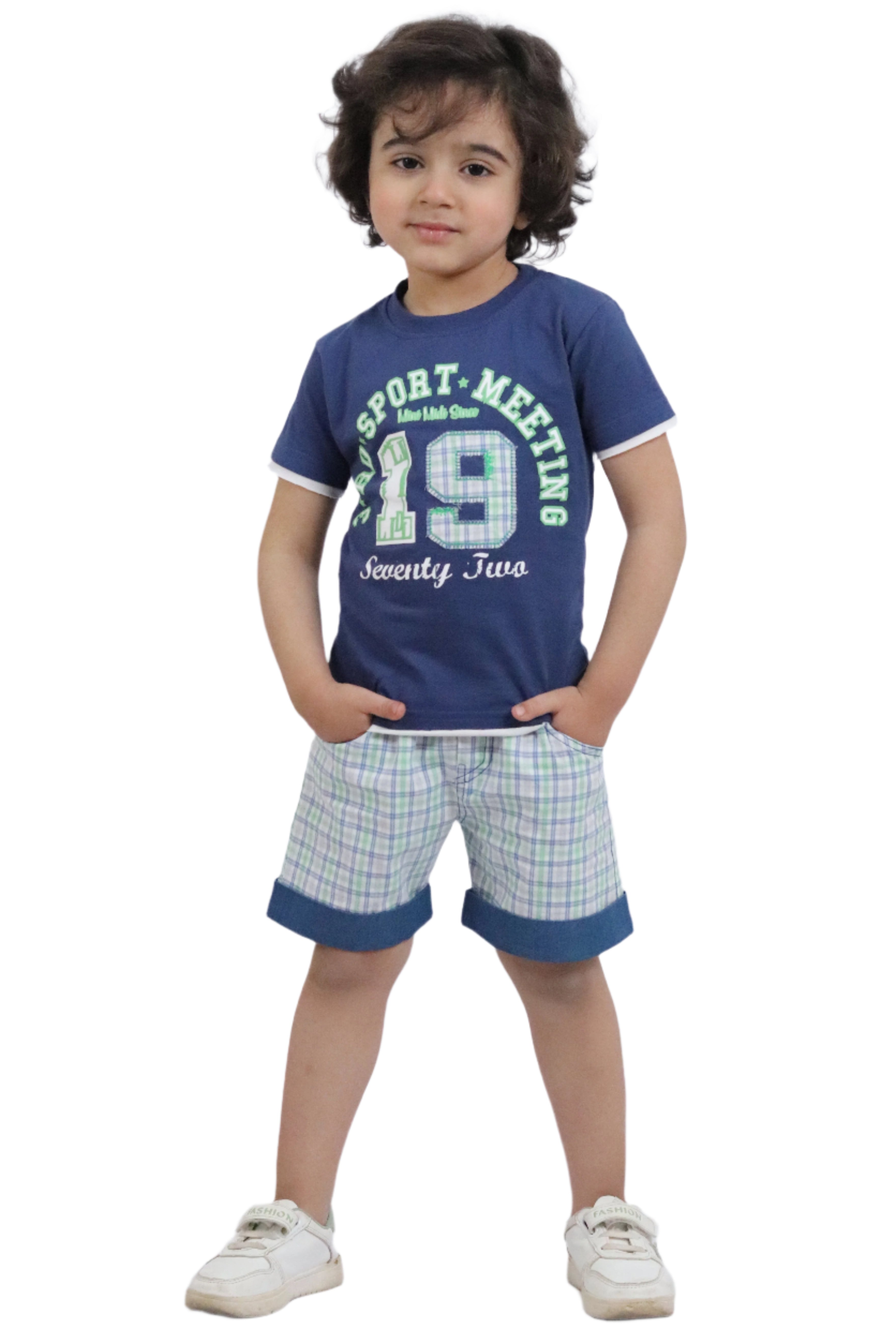Checkered Casual Set - code 633
