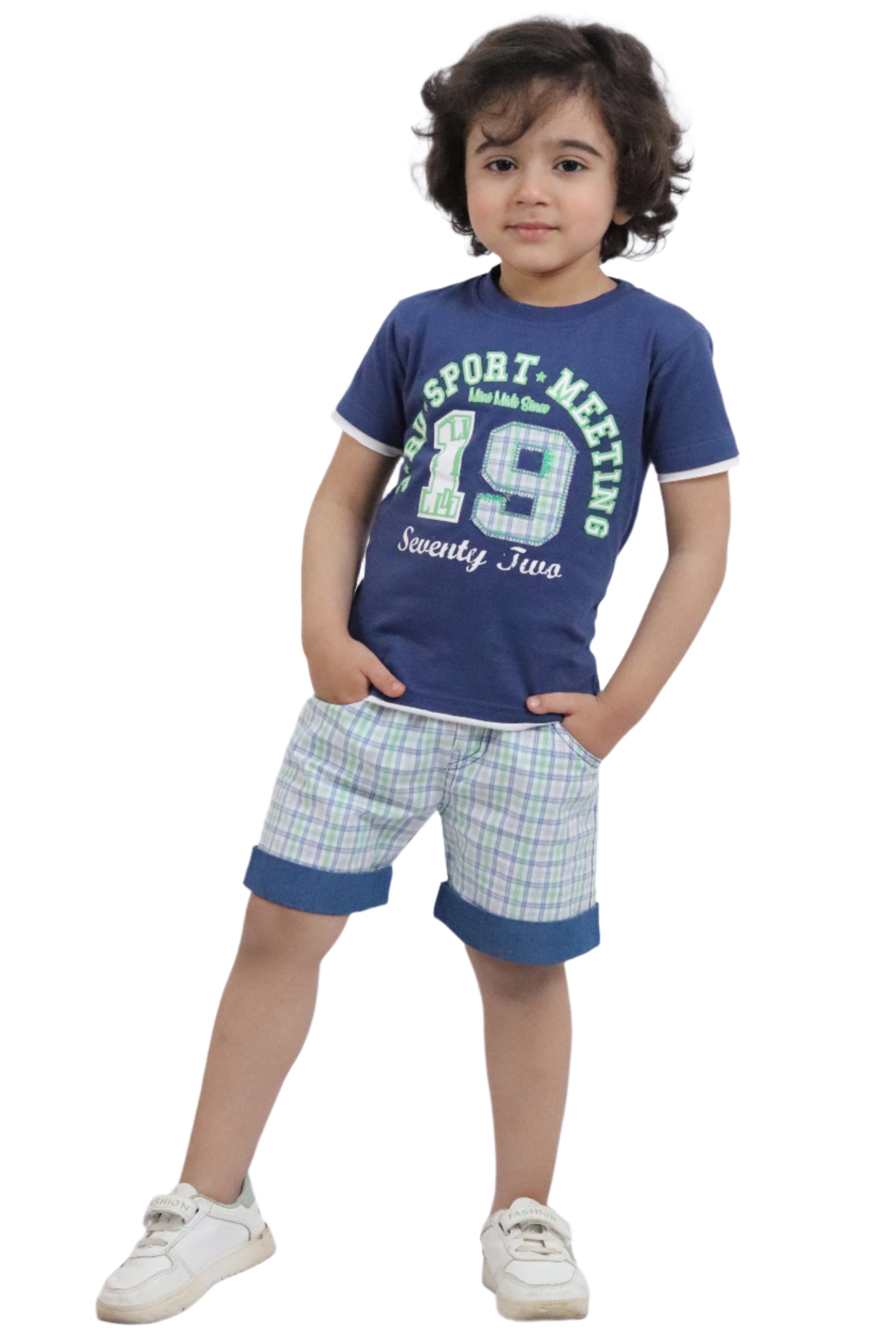 Checkered Casual Set - code 633
